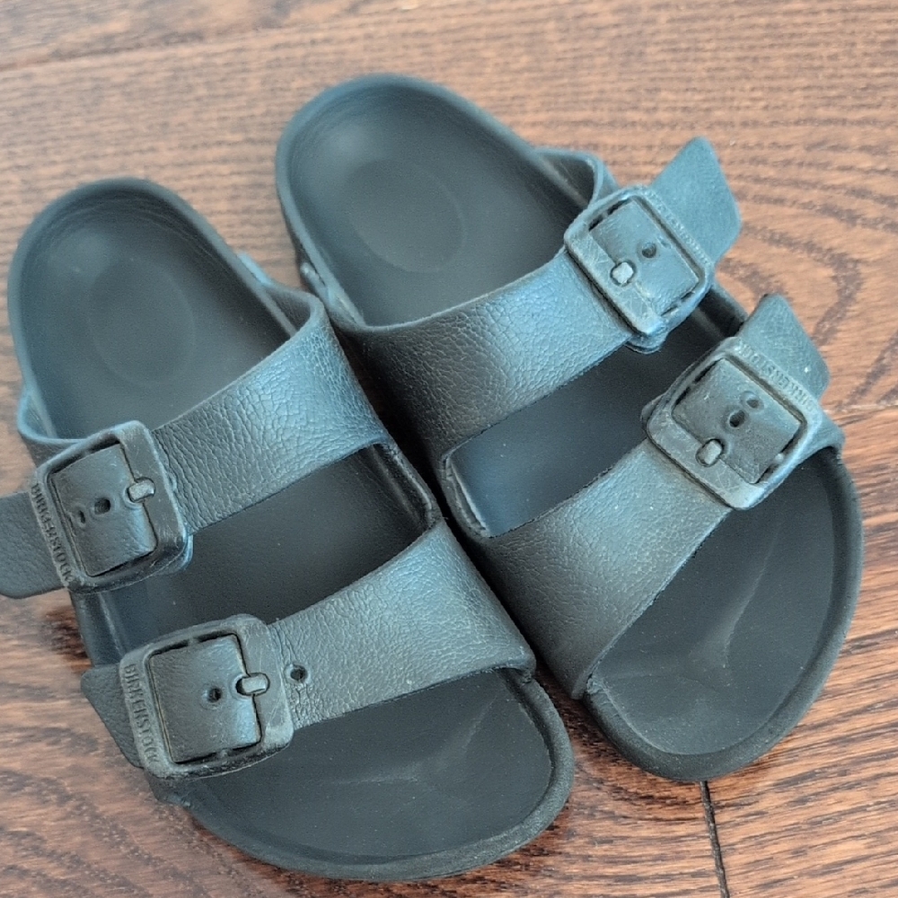Kids Black Sandals